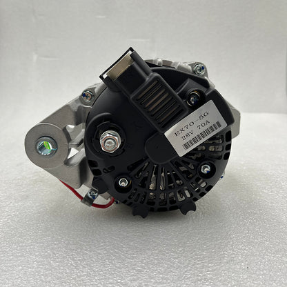 24V 70A alternator for yanmar 4tnv98 for hitachi zax70-5g zax70-5a zax60-5g zax60-5a 129E2077200  129E2077201  E0002608843  2616028  600136