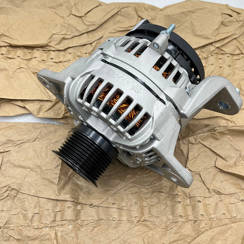 24V 80A alternator for volvo EC360 EC380 EC480 EC700  excavator 0124555009  0124555017  0124555027  0124555028  0124555036  0986046290  0986047440  1986A00535  1986A00538  20409228  20466315  20849349  20850236  21429781  21429782  21429783  21429785