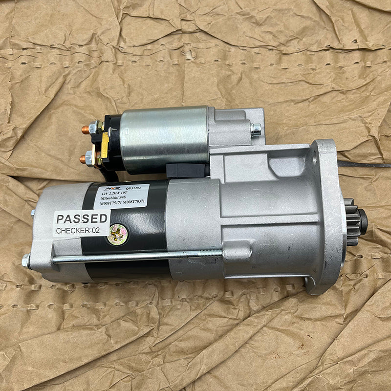 12V 10T 3.0KW Starter Motor For Mitsubishi S4S For Caterpillar E303 E304 Excavator  M002T74371  M003T67671  M008T70371  M008T71571  M008T75171  M008T75172  M2T62271  M2T62272  M2T63221  M2T74371  M3T67671  M8T70371  M8T71571  M8T75171  M8T75172  M8T75174